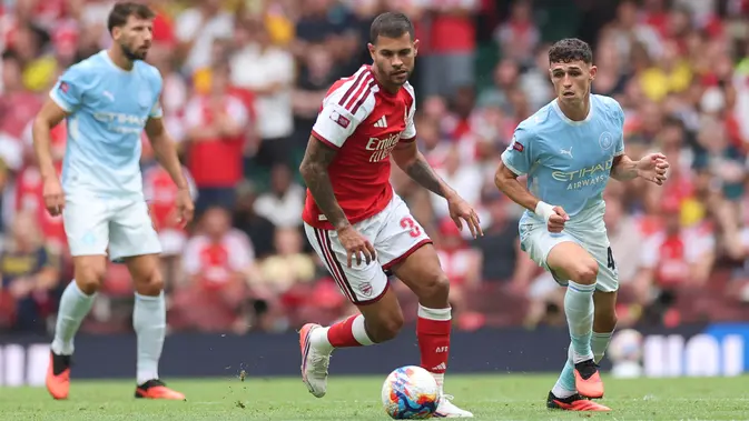 Bruno Guimaraes Tampil Gemilang di Community Shield Arsenal vs Manchester City