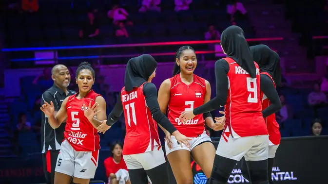 Timnas Voli Putri Indonesia Tumbangkan Kazakhstan 3-2 di AVC Continental 2026