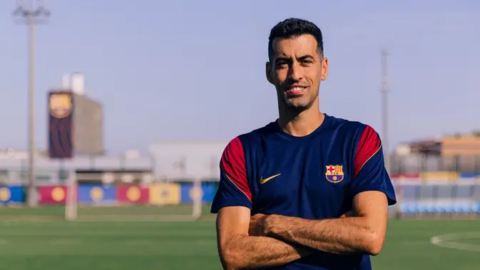 Sergio Busquets Resmi Kembali ke Barcelona Pimpin Barca Atletic