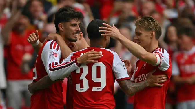 Havertz Brace Antar Arsenal Taklukkan Manchester City di Community Shield