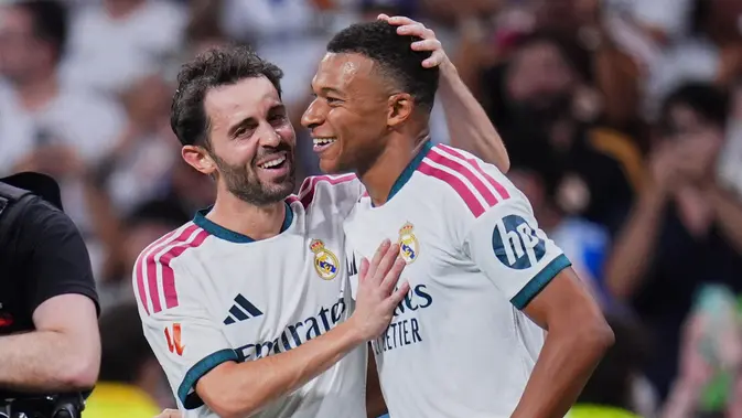 Bernardo Silva dan Mbappe Bawa Real Madrid Taklukkan Sociedad