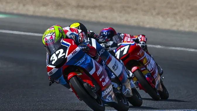 Kiandra Ramadhipa Tampil Kompetitif di Moto3 Junior Jerez