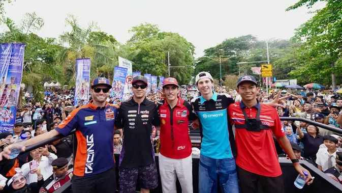 Parade Pembalap MotoGP Meriahkan Grand Prix Indonesia 2026