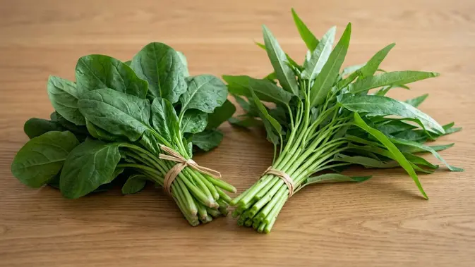 Seni Menjaga Kesegaran Bayam dan Kangkung di Rumah