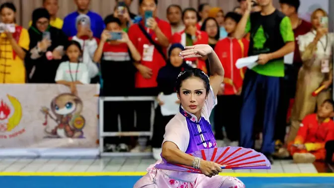 Kris Dayanti, Air Mata dan Semangat di Arena Wushu Nasional