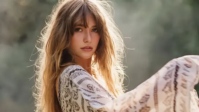 Boho Chic Long Shaggy: Gaya Rambut untuk Jiwa yang Bebas