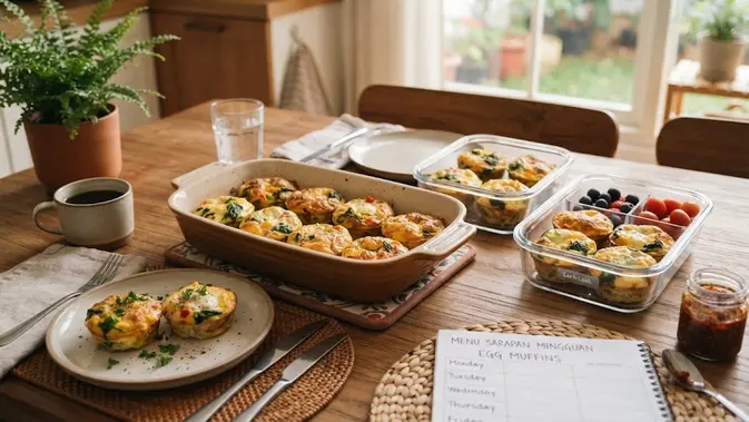 Sarapan Rumahan Sekali Masak untuk Sepekan, Sederhana tapi Menghangatkan