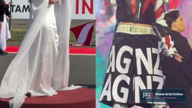 Pesona Kontras Agnez Mo di Sirkuit Mandalika