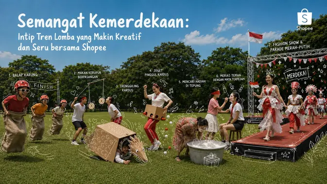 Lomba 17 Agustus Makin Kreatif, Warga Sambut Kemerdekaan dengan Sukacita