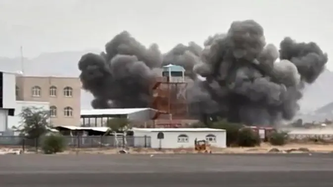 Ledakan Guncang Bandara Sanaa, Warga Yaman Kembali Hidup dalam Ketakutan