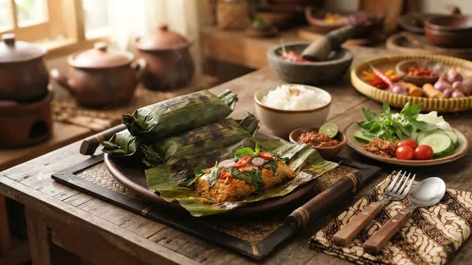 Pepes Oncom Kemangi, Kehangatan Dapur Sunda yang Tak Pernah Pudar