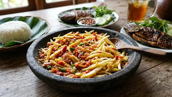 Rahasia Sambal Mangga Tetap Renyah, Kisah dari Dapur Sederhana