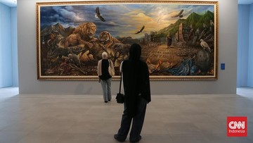 SBY dan Para Seniman Lukis Pesan Damai di Taman Ismail Marzuki