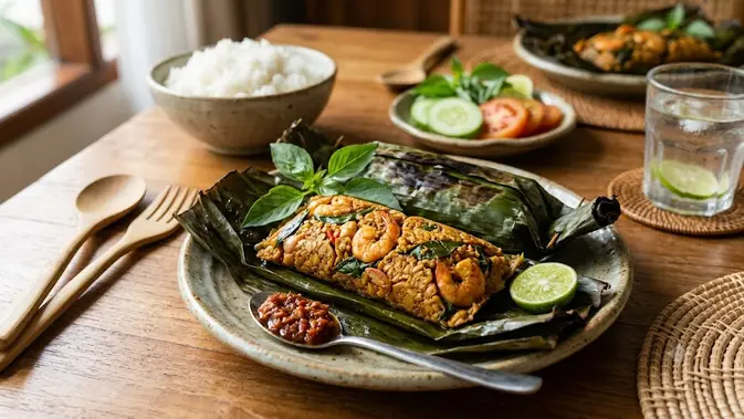 Pepes Tempe Udang: Kisah Rasa dari Dapur Kecil Penuh Cinta