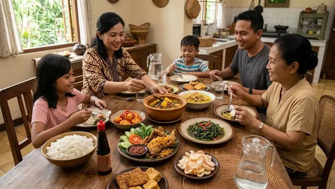 Merajut Cinta di Meja Makan: Kisah Menu Sepekan Keluarga