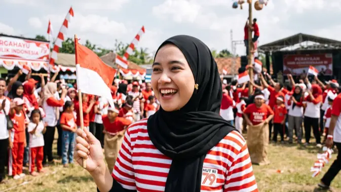 Berlari Lagi di Lomba 17-an: Kisah Sari dan Hijab Instannya