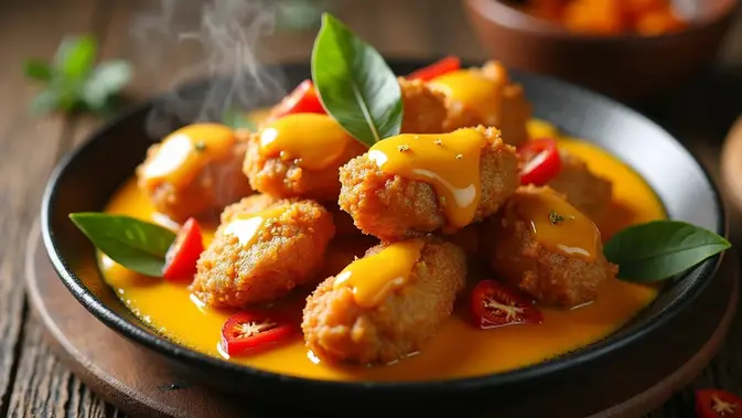 Ketika Telur Asin Bertemu Ayam Krispi di Dapur Rumah