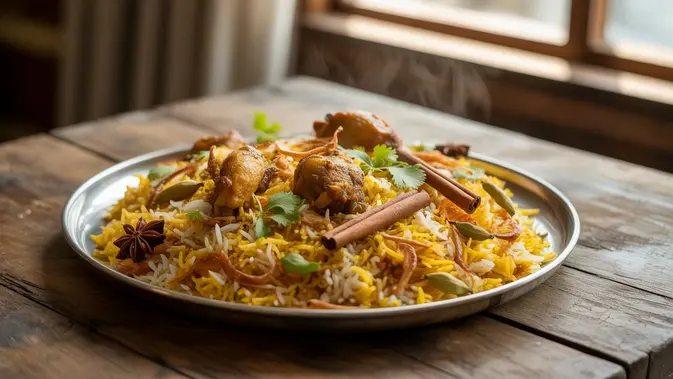 Sepiring Nasi Briyani dari Rice Cooker Tua dan Rindu yang Pulang