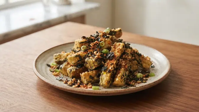 Terong Goreng Nori Renyah Tahan Lama, Resep Praktis untuk Camilan Keluarga