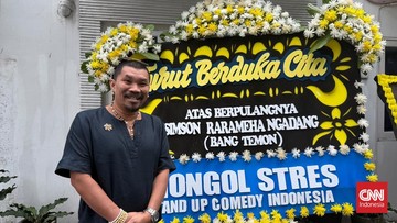 Mongol Stress Terbang dari Bali untuk Melayat Sang Mentor