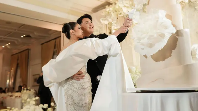 Kisah Cinta Shanice Margaretha dan Nicolas Berakhir di Pelaminan
