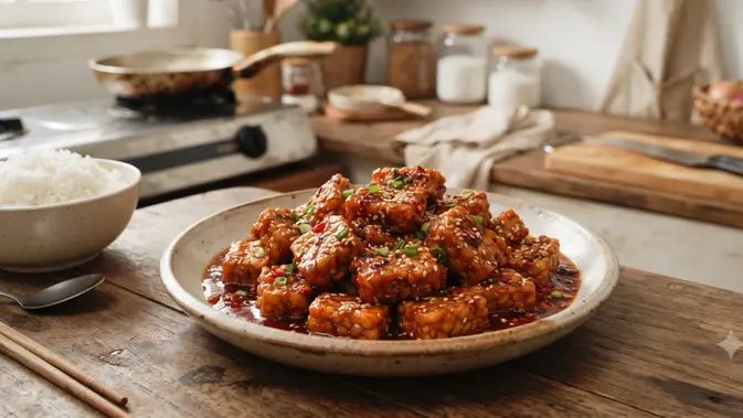 Dari Dapur Tiga Kali Empat Meter, Tempe Saus Korea Penuh Cinta