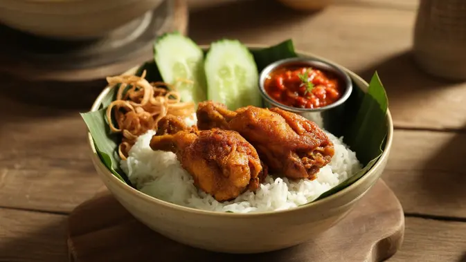 Kehangatan Nasi Ayam Kalasan dari Rice Cooker Sederhana