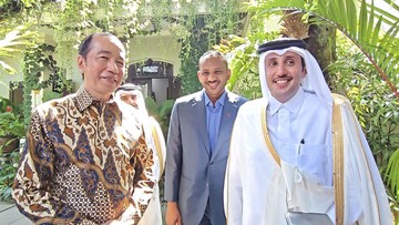 BARU SAJA: Duta Besar Qatar Sultan bin Mubarak Kunjungi Jokowi di Solo