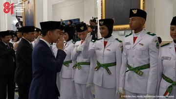 BARU SAJA: Gibran Kukuhkan 76 Paskibraka di Istana Negara