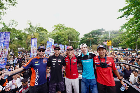 BREAKING: Bintang MotoGP Tumpah Ruah Sapa Warga Mataram