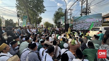 Prabowo Disambut Meriah di Muktamar NU Jombang