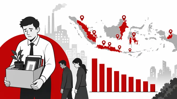 10 Provinsi dengan PHK Massal Tertinggi, Jakarta Memimpin