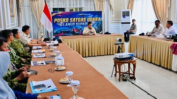 Prabowo Kirim 3 Batalyon TNI, 6 Heli Water Bombing Atasi Karhutla Kalimantan
