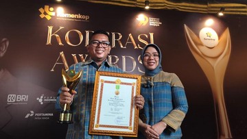 Penghargaan Koperasi Awards 2026 Diraih Andra Soni, Ekonomi Rakyat Jadi Prioritas