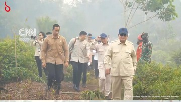 BREAKING: Prabowo Tinjau Langsung Titik Karhutla di Kalimantan Barat