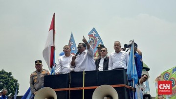 BREAKING: Pimpinan DPR dan Kapolri Hadapi Massa Buruh