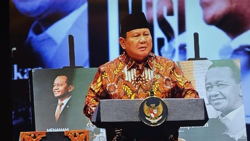 Prabowo Nilai Kinerja Bahlil 'Memuaskan' di Peluncuran Buku