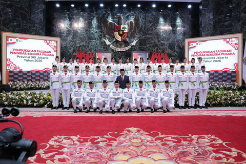 BREAKING: Pramono Kukuhkan 44 Paskibraka Jakarta untuk HUT ke-81 RI