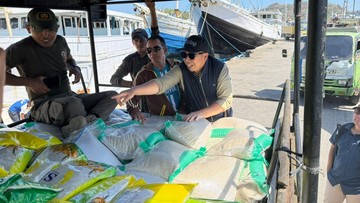 BREAKING: 150 Ton Beras Bulog Tiba di Labuan Bajo, Stok NTT Aman