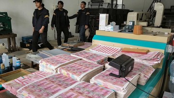 BREAKING: Sindikat Uang Palsu Rp 36 Miliar Dibongkar di Tangsel