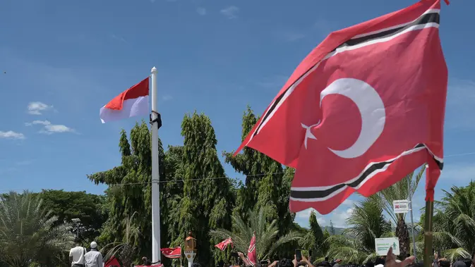 BREAKING: Upaya Kibarkan Bendera GAM di Masjid Raya Banda Aceh Ricuh