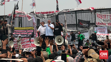 BREAKING: Anggota DPR Temui Massa, Target RUU Perampasan Aset Ditetapkan
