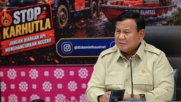 Prabowo: El Nino Tahun Ini Terkuat, Karhutla Ditarget Tuntas 1-2 Minggu