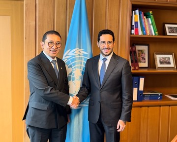 BREAKING: Fadli Zon Bertemu Ketua Dewan Eksekutif UNESCO di Paris