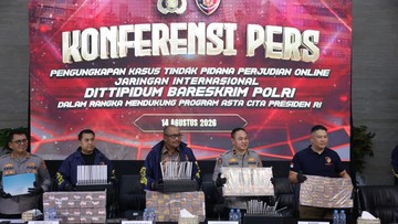 Bareskrim Gerebek 3 Markas Judi Online Tangerang, 14 Tersangka Ditangkap