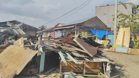 BREAKING: Badai Hujan Hantam Medan, 167 Rumah Warga Rusak