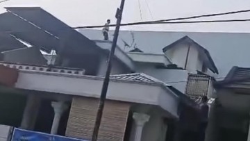 BREAKING: Maling Medan Kabur Lewat Atap Usai Curi Televisi