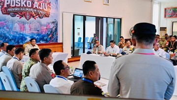 Prabowo dan Tito Tinjau Palangka Raya, Fokus Perkuat Penanganan Karhutla