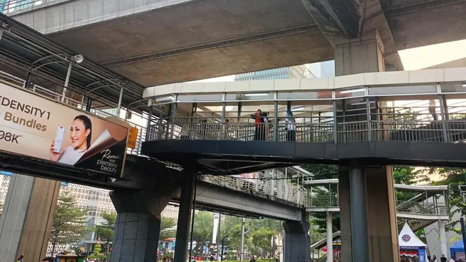 JPO HR Rasuna Said Jadi Nadi Pejalan Kaki di Kawasan Kuningan
