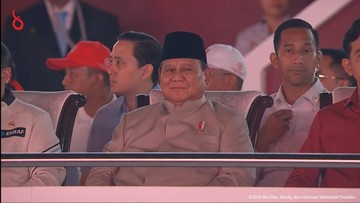 BARU SAJA: Prabowo Resmi Buka Karnaval HUT ke-81 RI di Monas